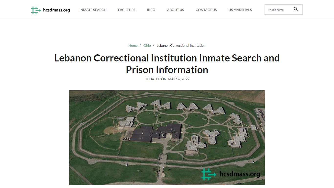 Lebanon Correctional Institution Inmate Search, Visitation, Phone no ...